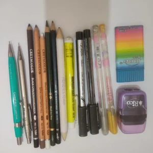 لوازم هنری و نقاشی و پاک کن برقی و پاستل گچی