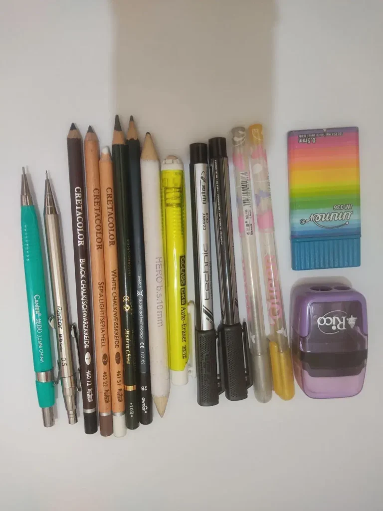 لوازم هنری و نقاشی و پاک کن برقی و پاستل گچی