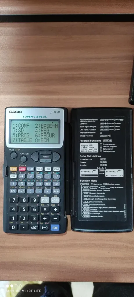 ماشین حساب مهندسی Casio Fx-5800P